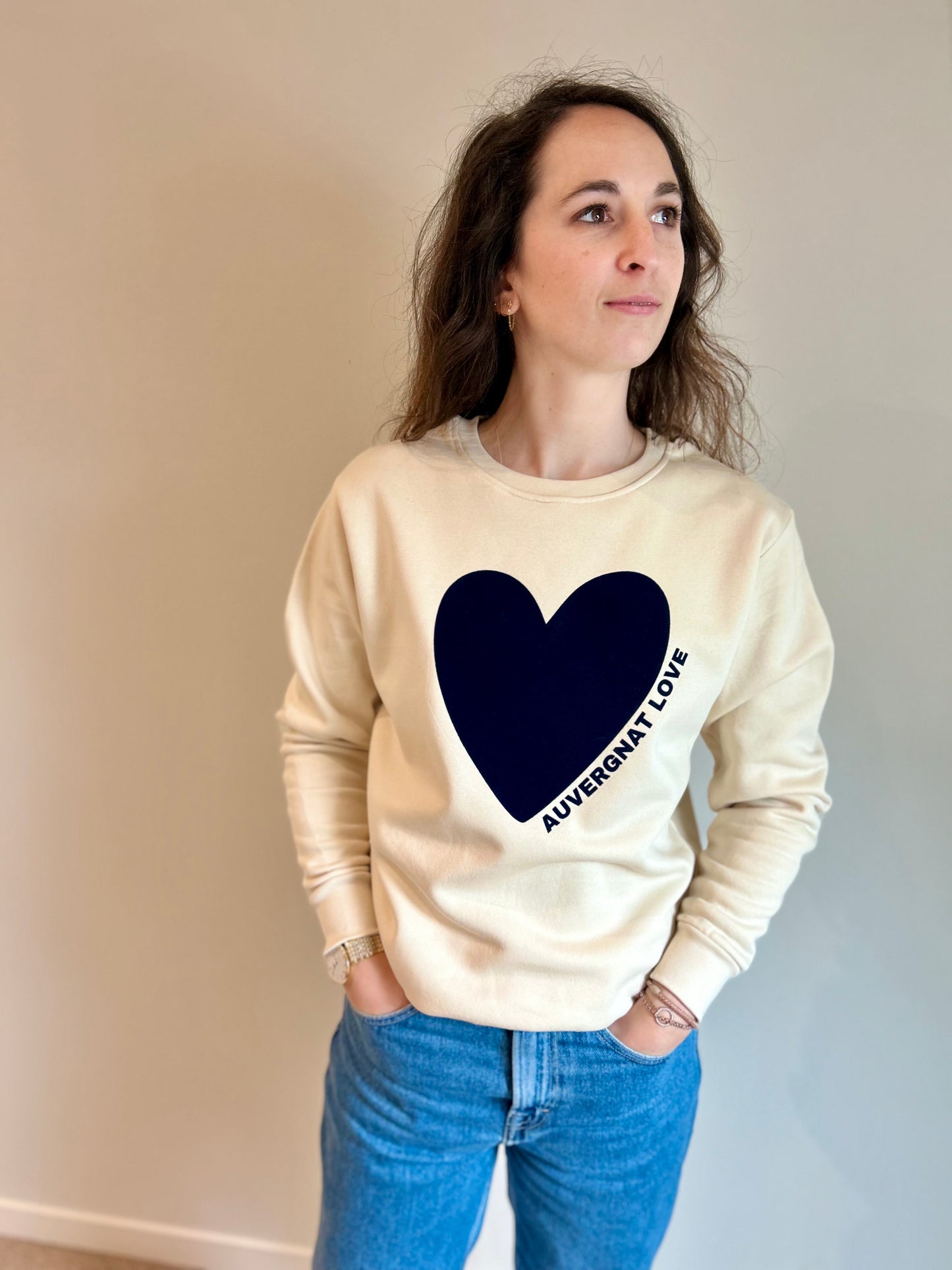 Sweat unisexe ARLEMPDES - "Auvergnat Love"