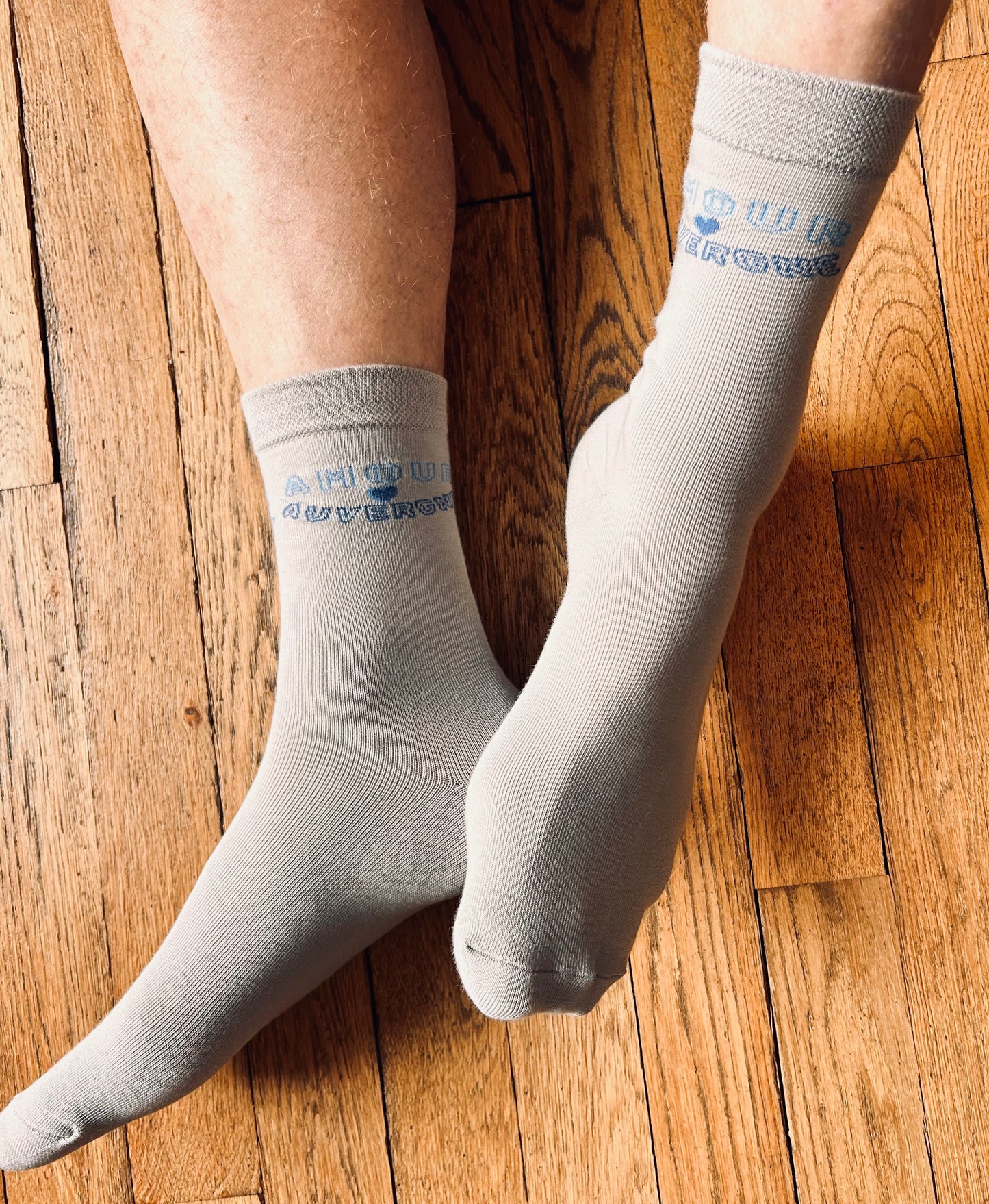 L'ensemble Boxer/Chaussettes gris