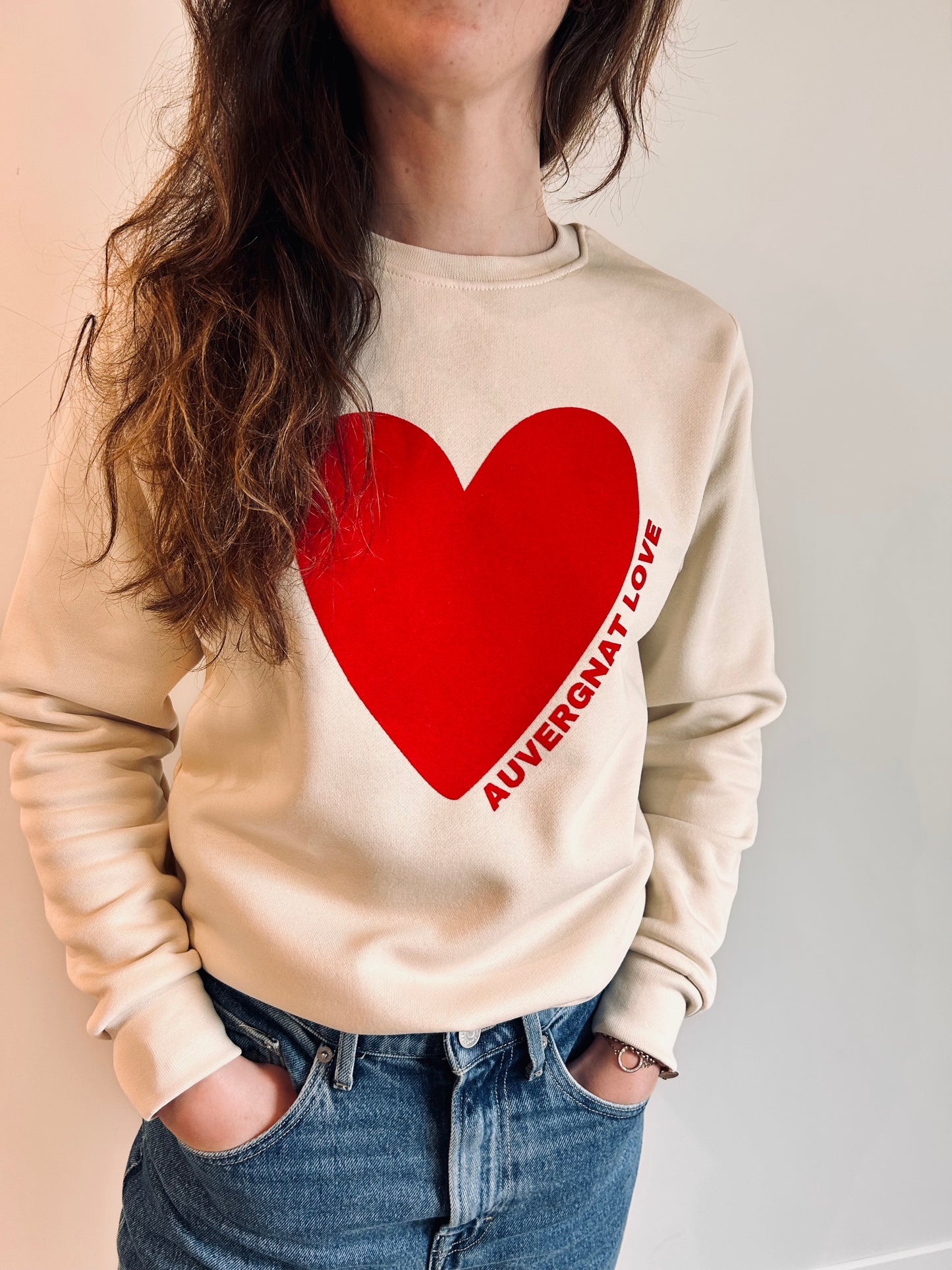 Sweat unisexe ARLEMPDES - "Auvergnat Love"
