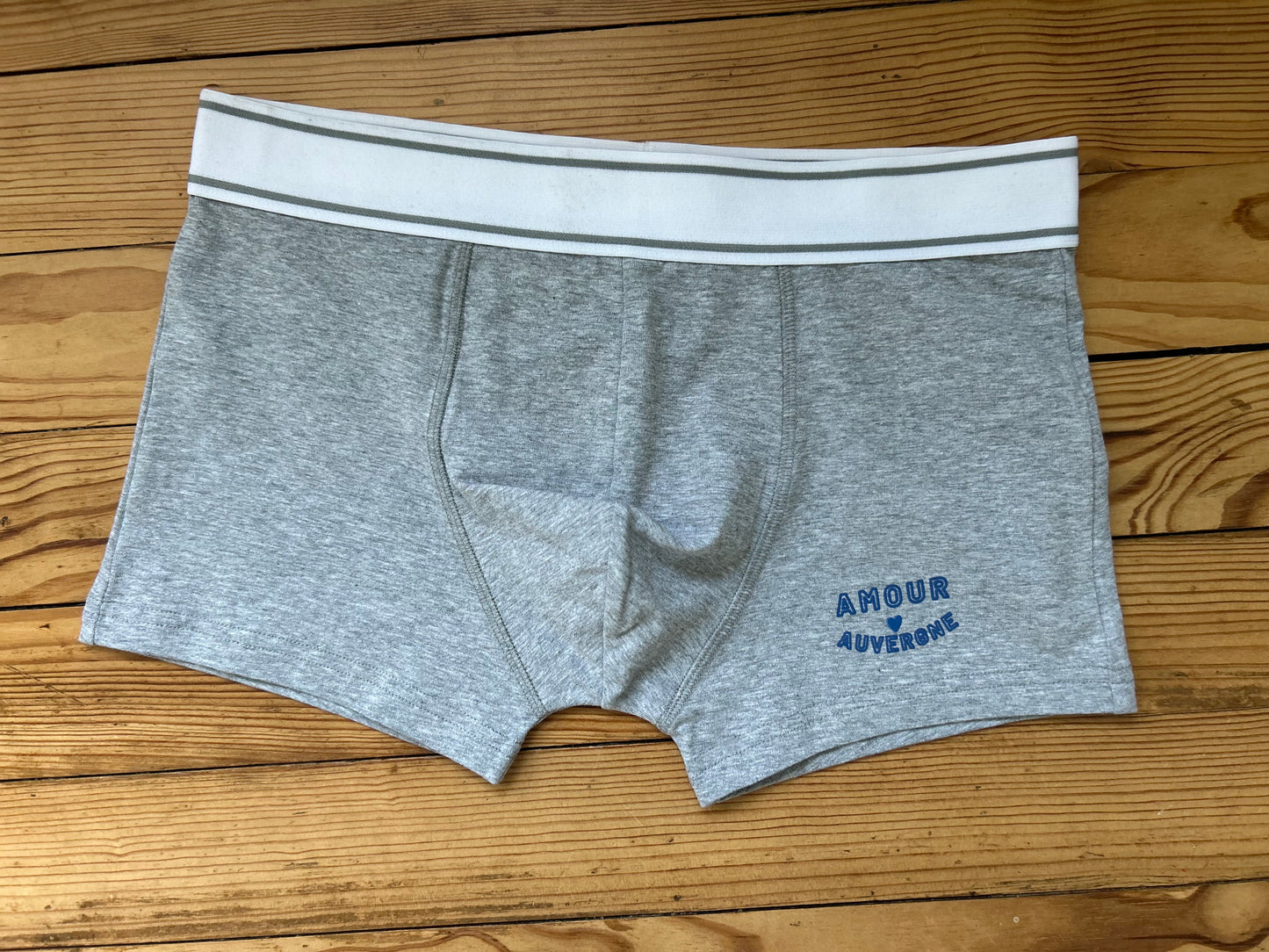 L'ensemble Boxer/Chaussettes gris