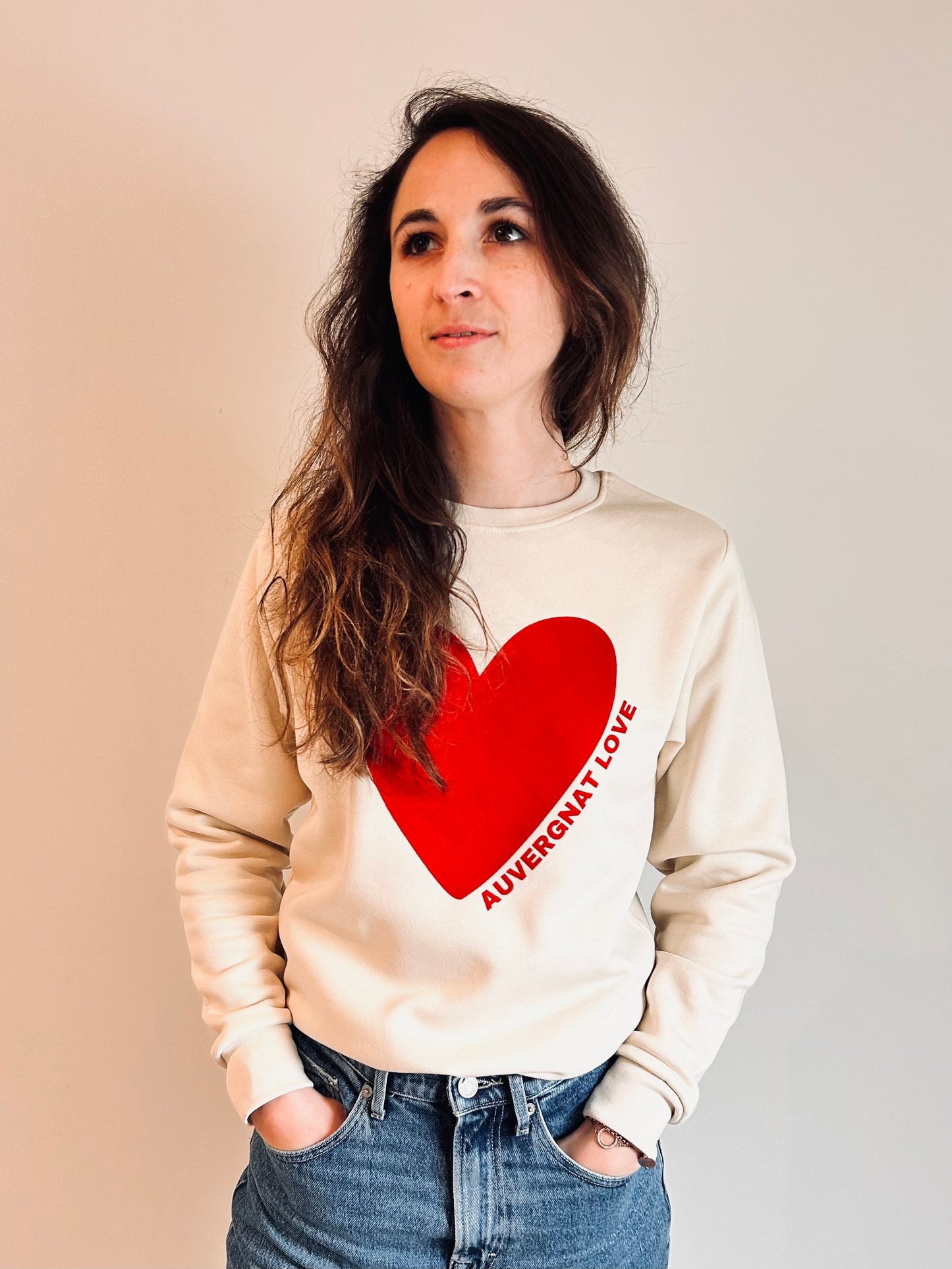 Sweat unisexe ARLEMPDES - "Auvergnat Love"
