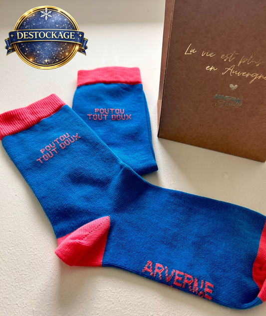 Chaussettes BILLOM " Poutou tout doux" - fabriquées dans le Limousin