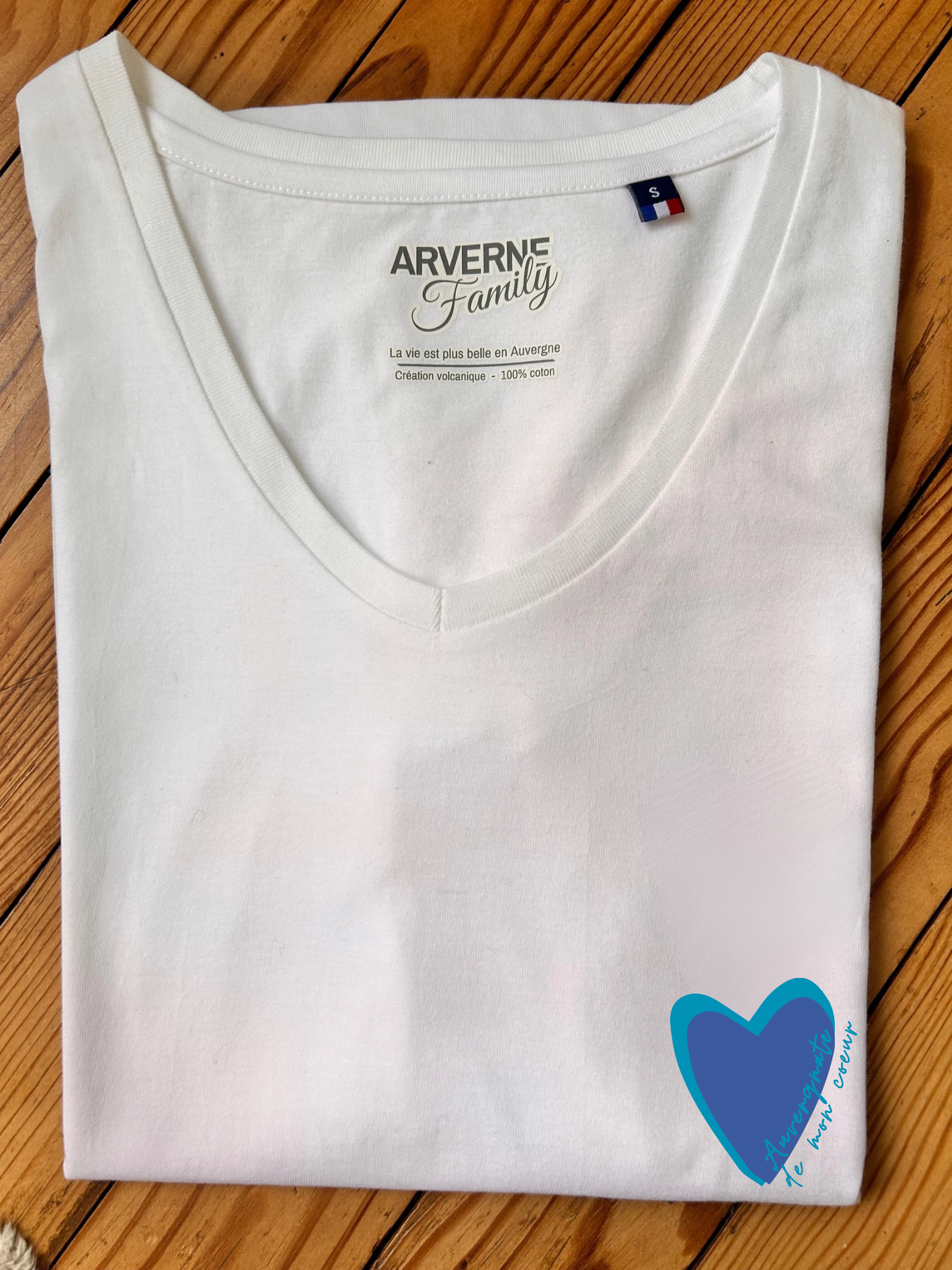 Saint Valentin pour ELLE : T-shirt Val - Fabriqué en Auvergne