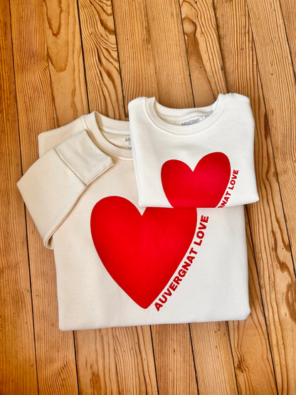 Sweat unisexe ARLEMPDES "Auvergnat Love"