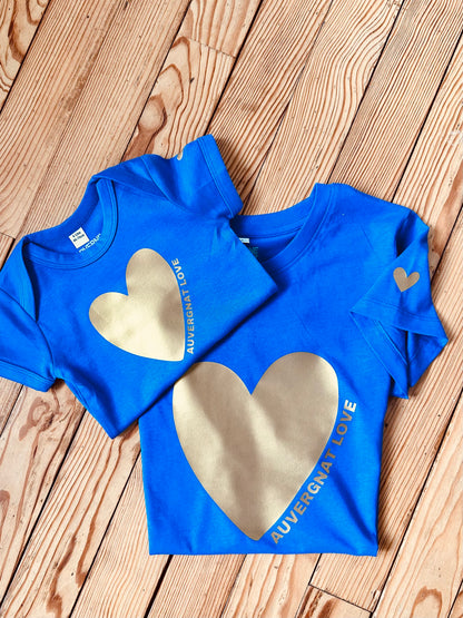 T-shirt "Auvergnat Love" - 100% coton bio