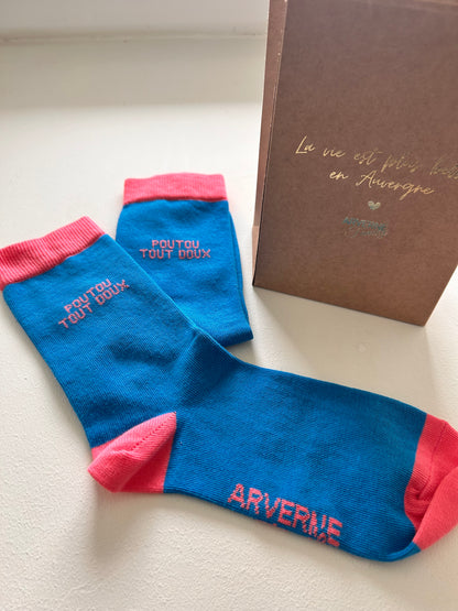 Chaussettes BILLOM " Poutou tout doux" - fabriquées dans le Limousin