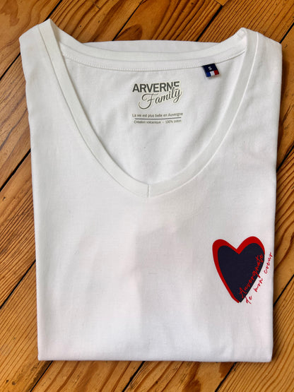 Saint Valentin pour ELLE : T-shirt Val - Fabriqué en Auvergne