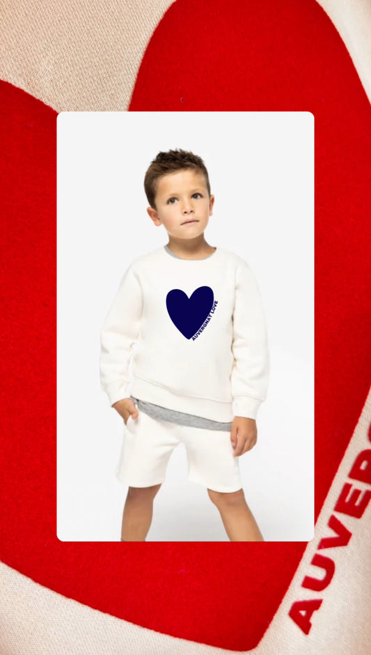Sweat enfant GOUDET "Auvergnat Love"