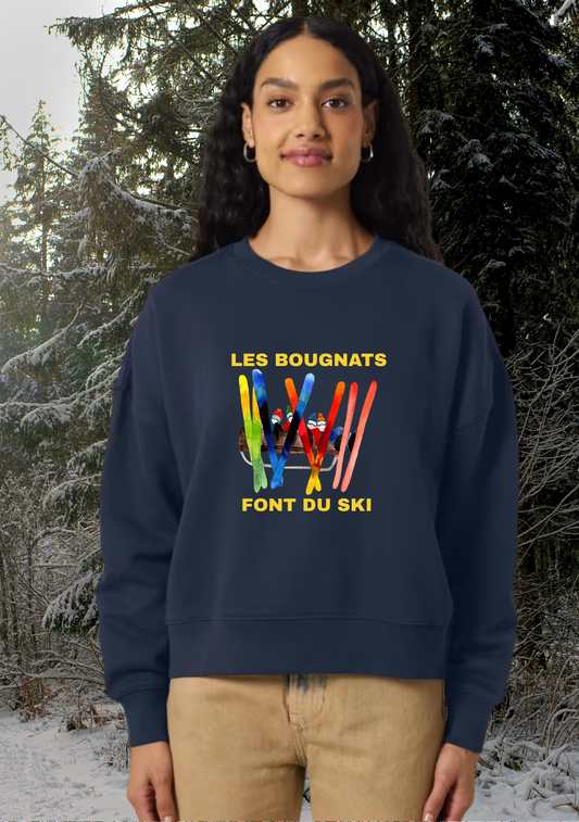 Sweat unisexe SANCY - "Les Bougnats font du ski"
