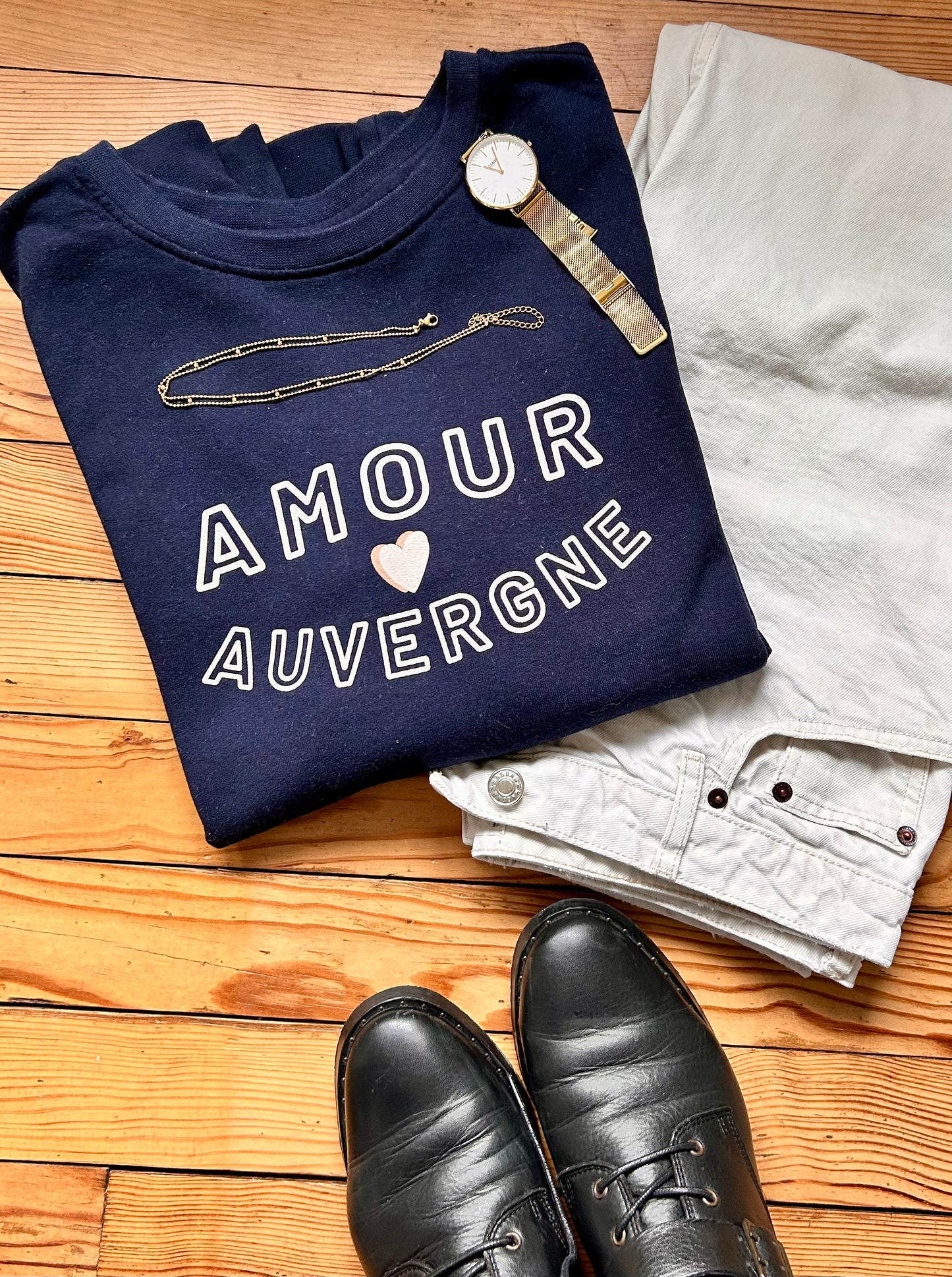 Sweat MONTPEYROUX - fabriqué en Auvergne, 100% coton bio