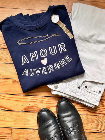 Sweat MONTPEYROUX - fabriqué en Auvergne, 100% coton bio