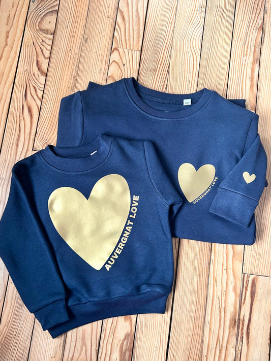 Sweat enfant BOISSET "Auvergnat Love"