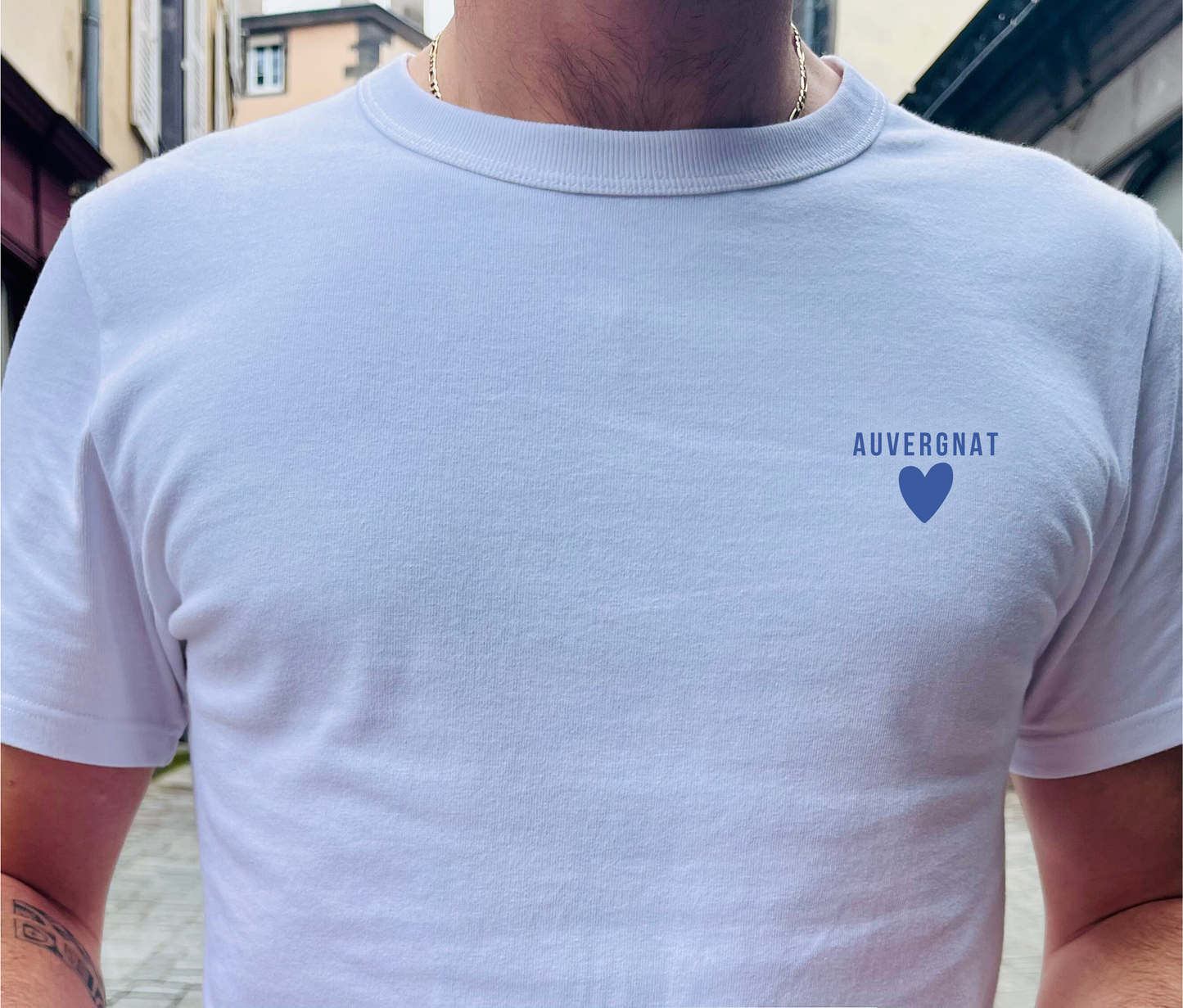 T-shirt AUDES - fabriqué en Auvergne, 100% coton biologique